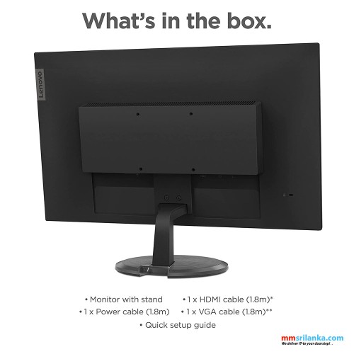 Lenovo D24-20 23.8-inch LED Backlit LCD Monitor (3Y)